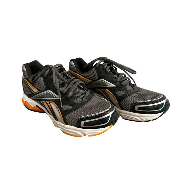 Reebok DMX Ride Men's Size 9 Running Shoes Sneakers White Silver Black Orange - Picture 3 of 12